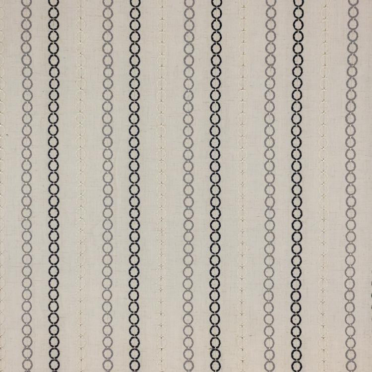 Ring Toss Black Flannel by RM CoCo Fabric