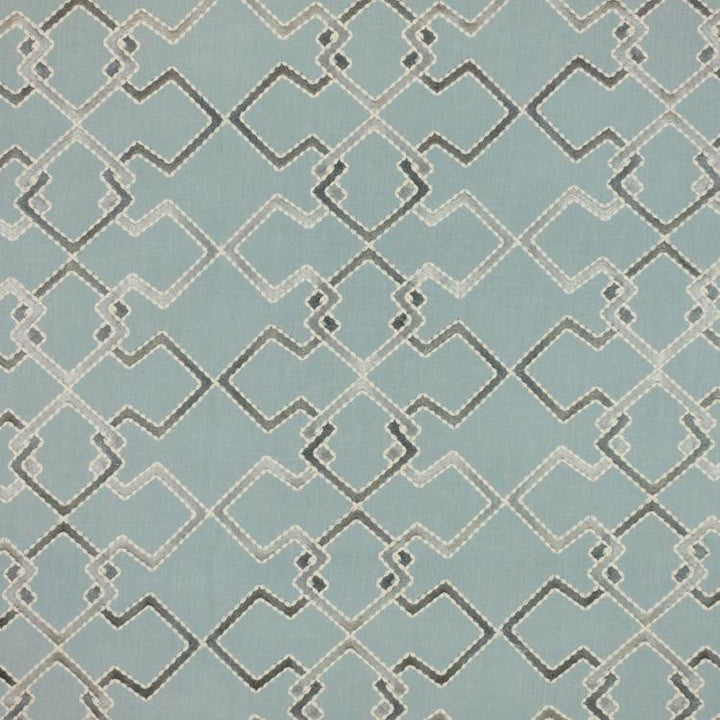Interlock Trellis Azure by RM CoCo Fabric