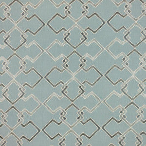 Interlock Trellis Azure by RM CoCo Fabric