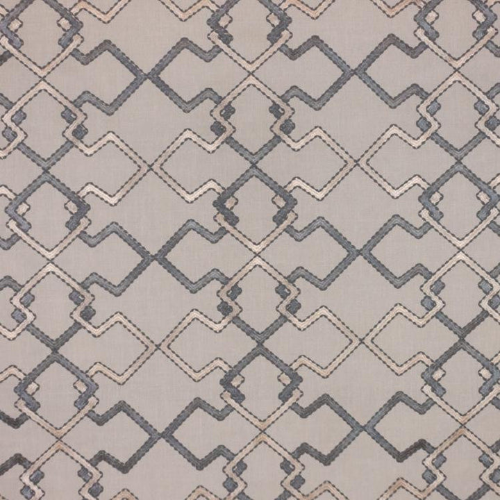 Interlock Trellis Sterling by RM CoCo Fabric