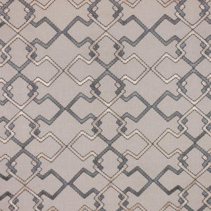 Interlock Trellis Sterling by RM CoCo Fabric