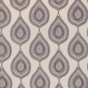 Jambi Paisley Pewter by RM CoCo Fabric