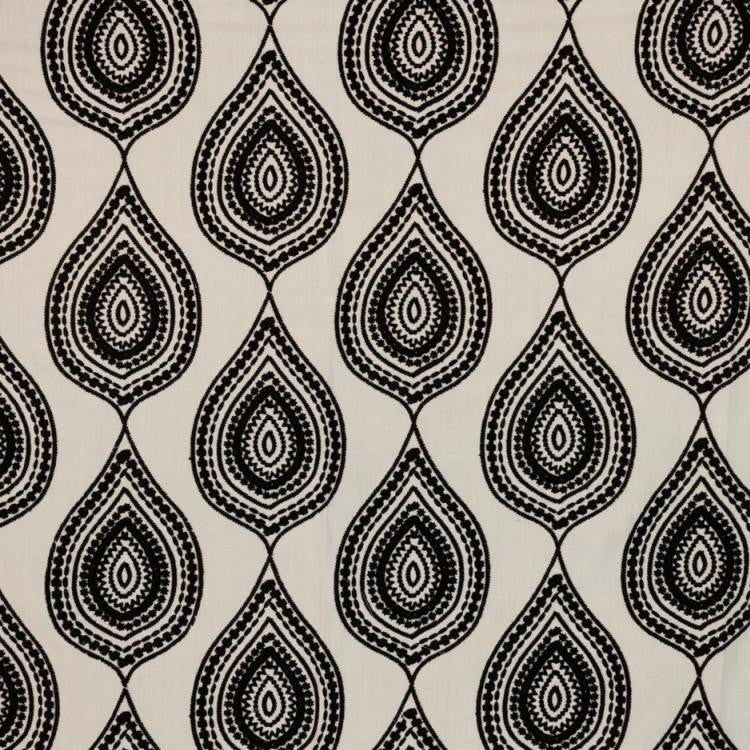 Jambi Paisley Onyx by RM CoCo Fabric