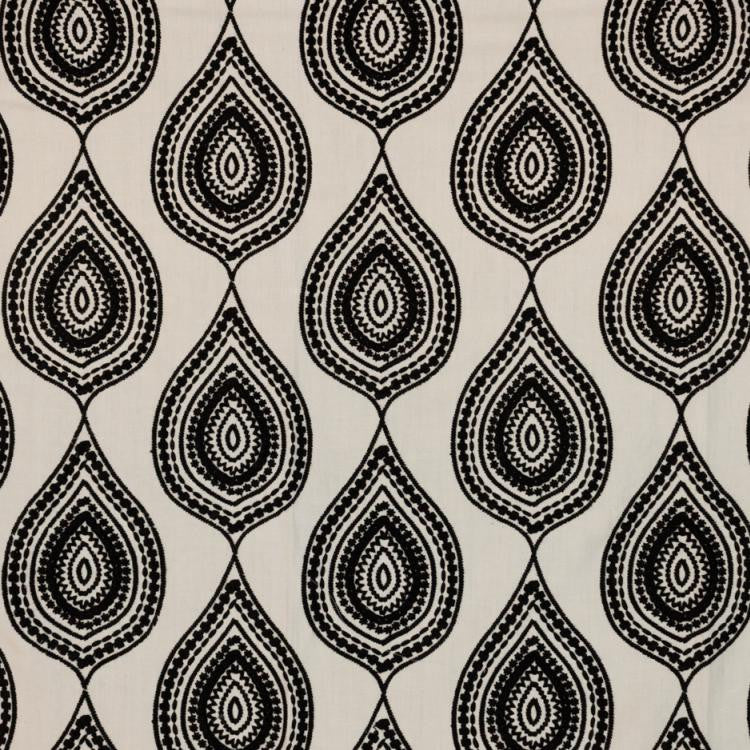 Jambi Paisley Onyx by RM CoCo Fabric