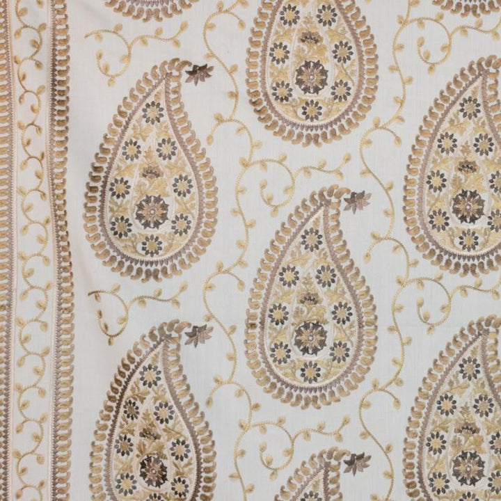 Kadiri Paisley Border Latte by RM CoCo Fabric