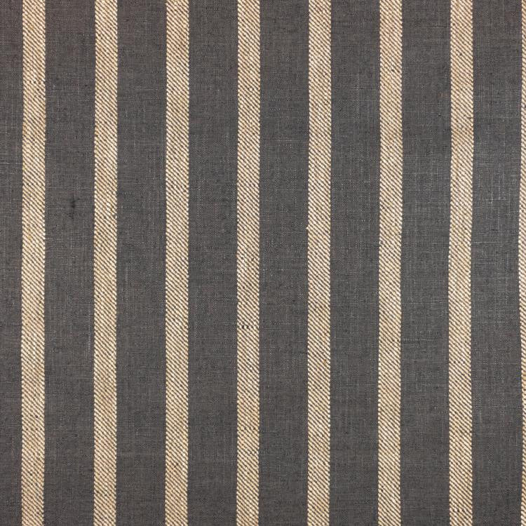 Cheyenne Stripe Anthracite by RM CoCo Fabric