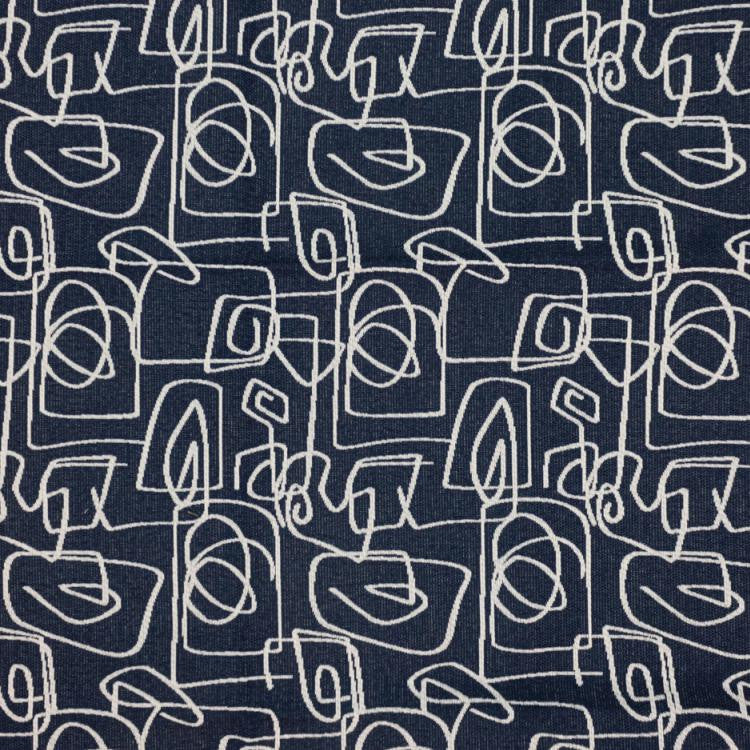 Doodle Navy by RM CoCo Fabric