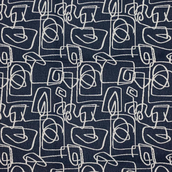 Doodle Navy by RM CoCo Fabric