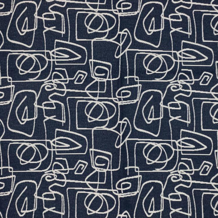 Doodle Navy by RM CoCo Fabric