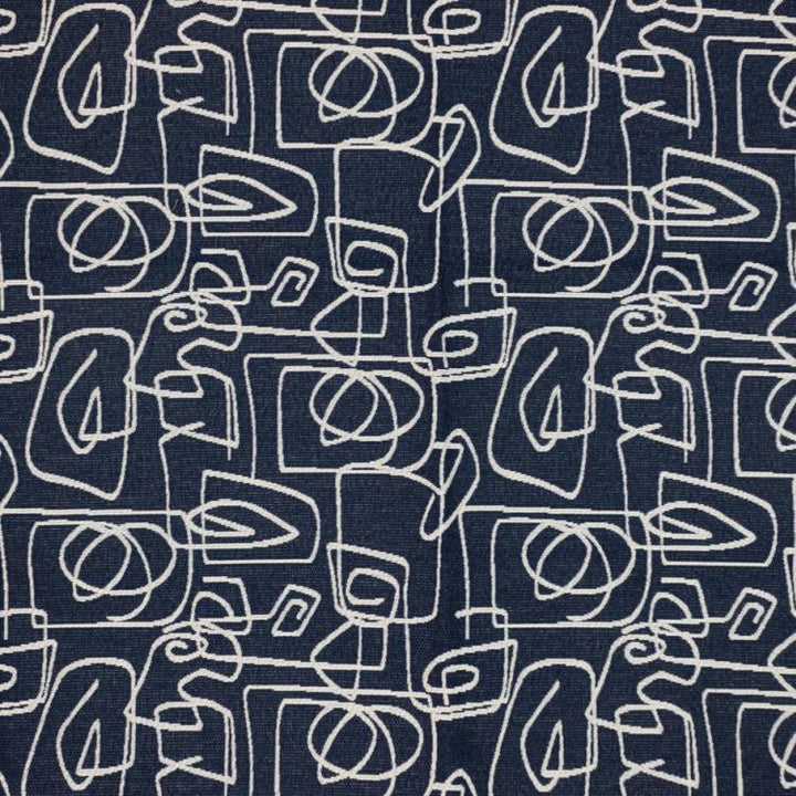 Doodle Navy by RM CoCo Fabric