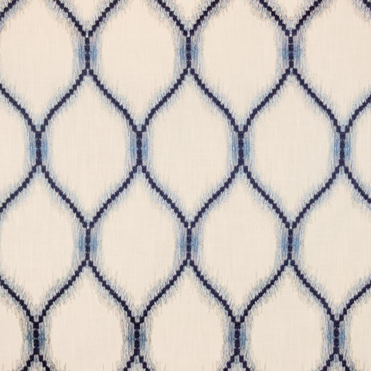 Watershed Trellis Ocean by RM CoCo Fabric