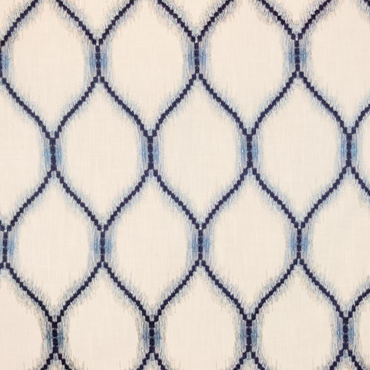 Watershed Trellis Ocean by RM CoCo Fabric