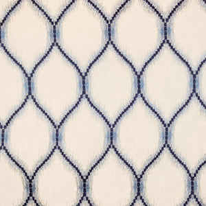 Watershed Trellis Ocean by RM CoCo Fabric