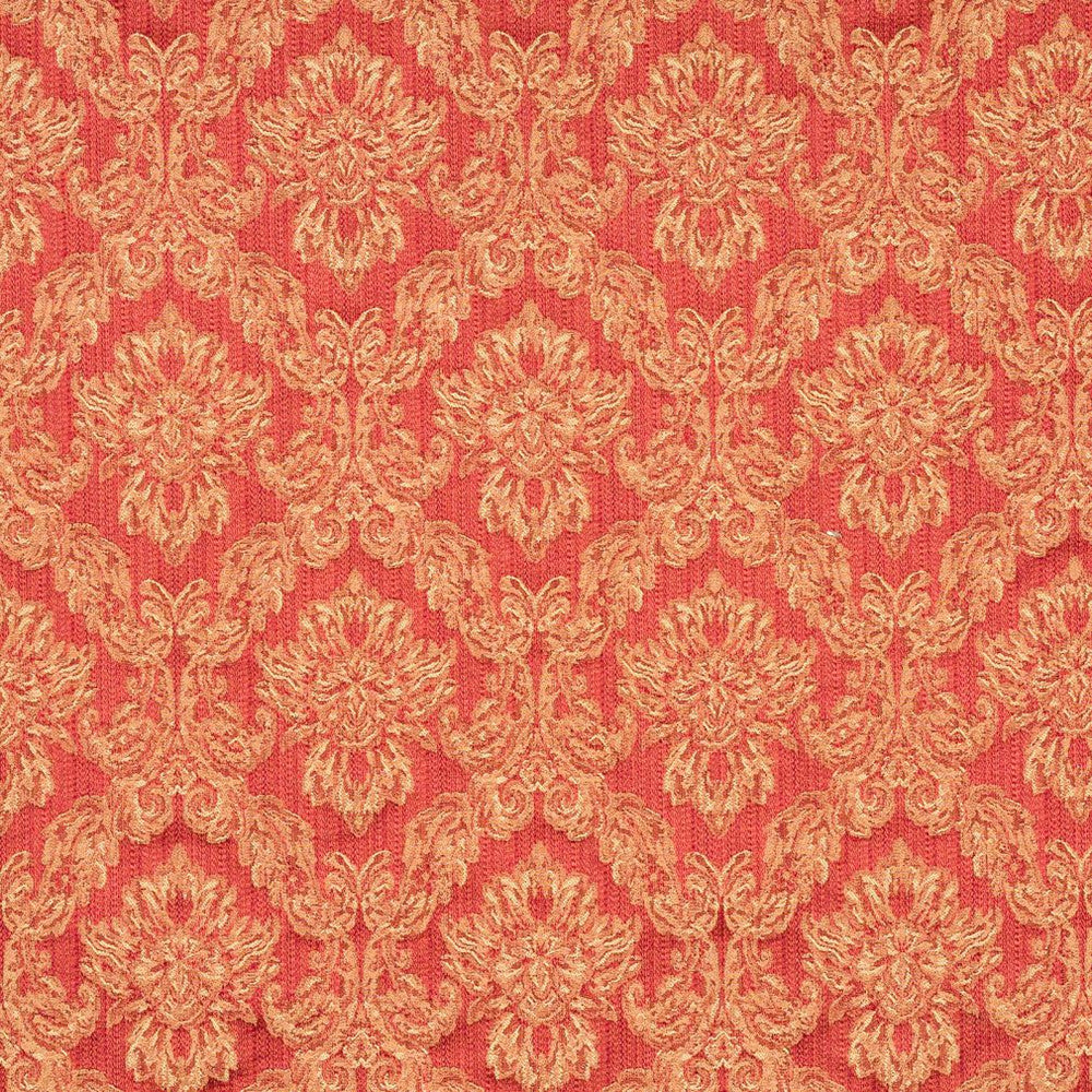 1363 Venetian Red by Charlotte Fabric Ring Book Page #29A 54% Cotton, 46% Polyester Asia Exceeds 50,000 Wyzenbeek Rubs (Heavy Duty) Horizontal: 7" x Vertical: 11" 54 Inches - Fabric Carolina -