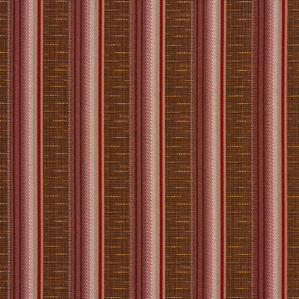 1368 Rosewood Stripe by Charlotte Fabric Urban Gardens 100% Woven Polyester Asia Exceeds 48,000 Wyzenbeek Rubs (Heavy Duty) Horizontal: 2.5" 54 Inches - Fabric Carolina -