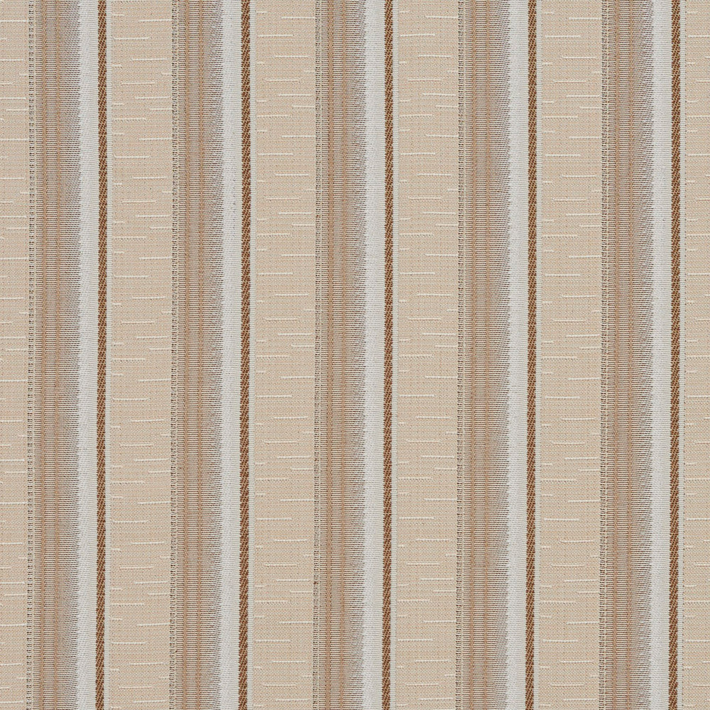1369 Natural Stripe by Charlotte Fabric Urban Gardens 100% Woven Polyester Asia Exceeds 48,000 Wyzenbeek Rubs (Heavy Duty) Horizontal: 2.5" 54 Inches - Fabric Carolina -