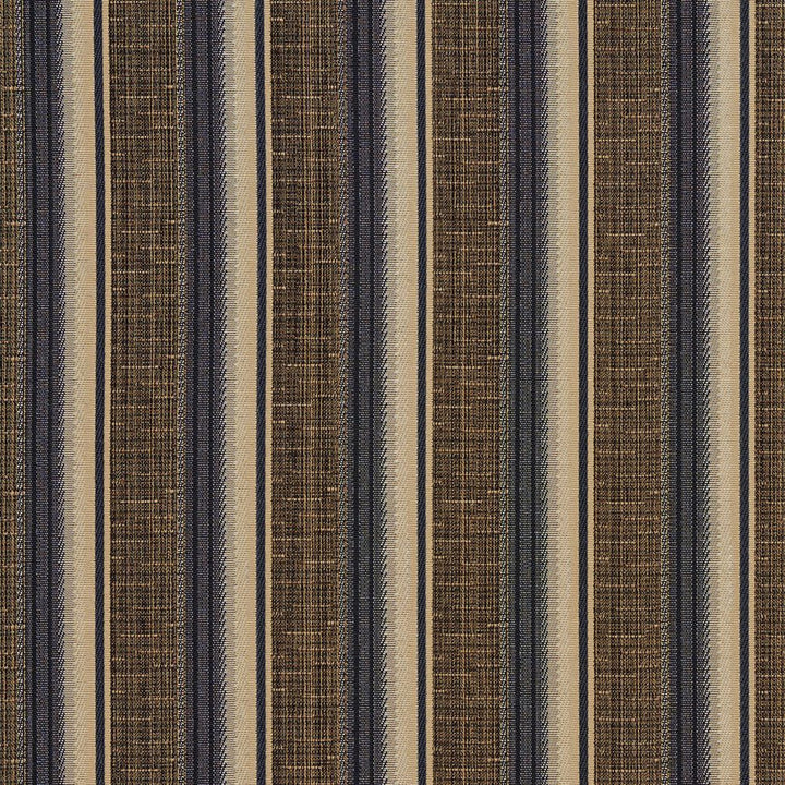 1370 Slate Stripe by Charlotte Fabric Urban Gardens 100% Woven Polyester Asia Exceeds 48,000 Wyzenbeek Rubs (Heavy Duty) Horizontal: 2.5" 54 Inches - Fabric Carolina -