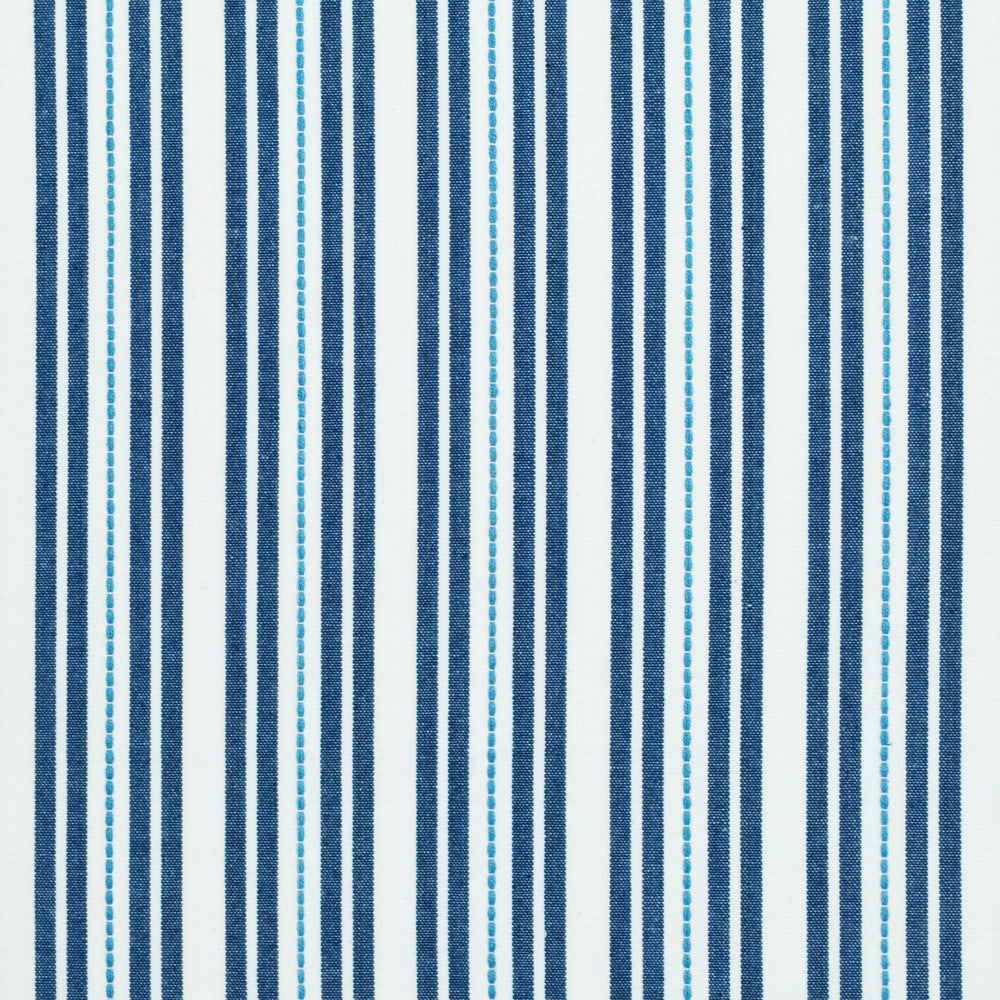 Murali Stripe Indigo 1 by P Kaufmann Fabrics Fabric