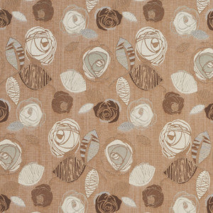 1375 Latte Bloom by Charlotte Fabric