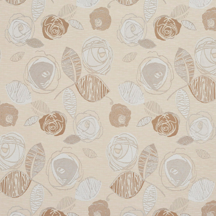1377 Natural Bloom by Charlotte Fabric Urban Gardens 100% Woven Polyester Asia Exceeds 48,000 Wyzenbeek Rubs (Heavy Duty) Horizontal: 14.75" x Vertical: 25" 54 Inches - Fabric Carolina -