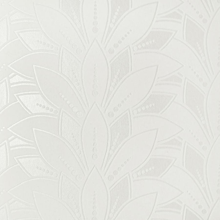 Astoria Flock (Wp) # 02 Ivory by 1838 Wallcoverings Wallpaper Elodie STRAIGHT PASTE THE WALL UNITED KINGDOM V-5.1" 20.5"X11YD - Fabric Carolina -