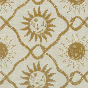 Sol Emb Golden 140022 by Elana Gabrielle Fabric