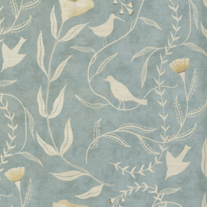 Birdsong Seaglass 140042 by Elana Gabrielle Fabric 100% Cotton China 24000 Horizontal: 13.5 and Vertical: 18 54/55 - Fabric Carolina -