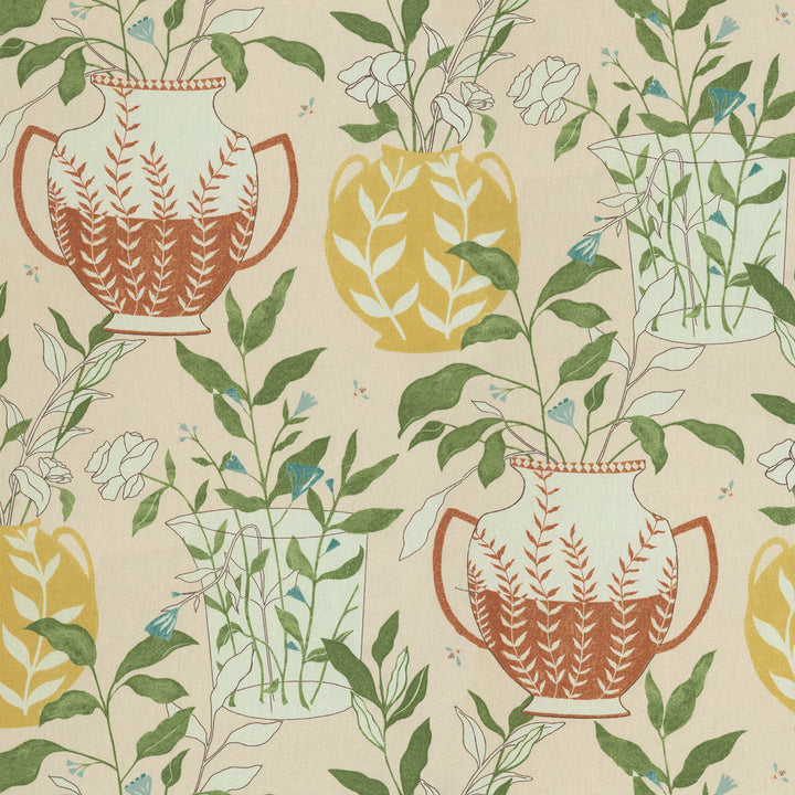 Blossoms + Vessels Bliss 140062 by Elana Gabrielle Fabric - 100% cotton, China 51000 Horizontal: 13.5 and Vertical: 25.25 54/55 - Fabric Carolina -