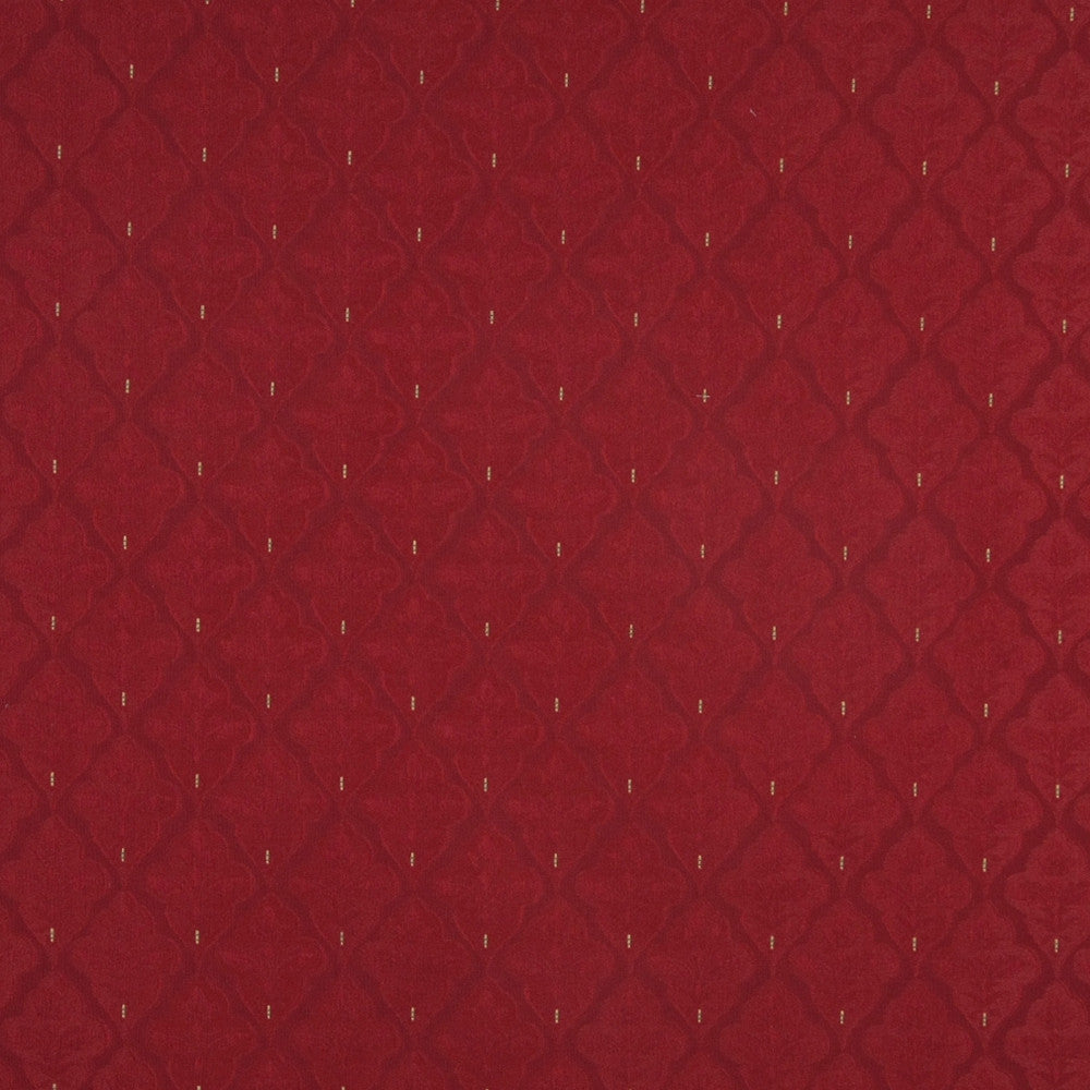 1440 Ruby by Charlotte Fabric Uptown Jacquards II 52% Cotton, 48% Polyester Made In USA Exceeds 70,000 Wyzenbeek Rubs (Heavy Duty) Horizontal: 3" x Vertical: 3.5" 54 Inches - Fabric Carolina -