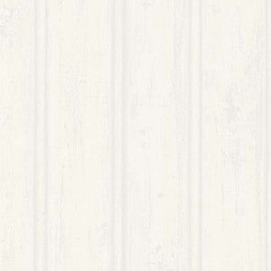 Grayling Cream Textured Wood Paneling Wallpaper by Brewster