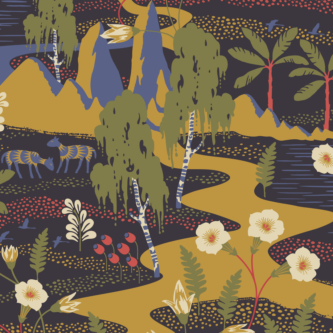 Flyttfrö - Multi by Schumacher Wallcovering