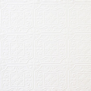 Artiste Tin Ceiling Paintable Paintable Wallpaper by Brewster