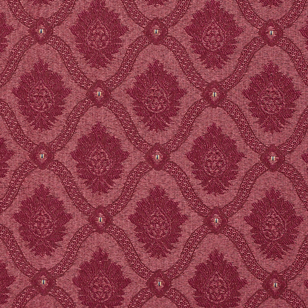 1494 Cabernet by Charlotte Fabric Uptown Jacquards II 54% Cotton, 46% Polyester Made In USA Exceeds 70,000 Wyzenbeek Rubs (Heavy Duty) Horizontal: 3" x Vertical: 3.25" 54 Inches - Fabric Carolina -