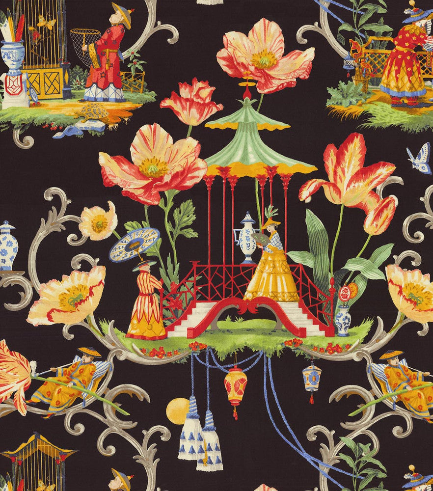 East Of The Moon Night-Rb21 150010 by Harrison Howard Fabric - 100% Cotton PERU 42000 Horizontal: 27 and Vertical: 25.25 54 - Fabric Carolina -