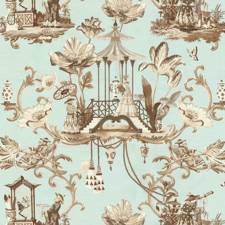 East Of The Moon Opal 150013 by Harrison Howard Fabric - 100%Cotton Peru 42000 Horizontal: 25.25 and Vertical: 27 54 - Fabric Carolina -