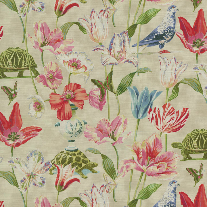 Enchanted Garden Primavera 150050 by Harrison Howard Fabric - 100% Cotton PERU 12000 Horizontal: 27 and Vertical: 25.25 54 - Fabric Carolina -