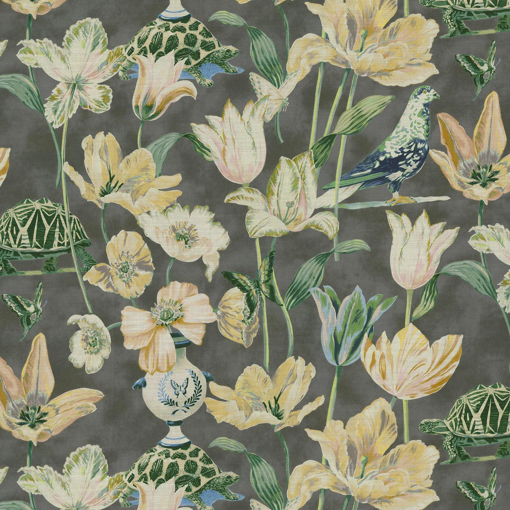 Enchanted Garden Cloud 150052 by Harrison Howard Fabric 100% Cotton Peru 15000 Horizontal: 27 and Vertical: 25.25 54 - Fabric Carolina -