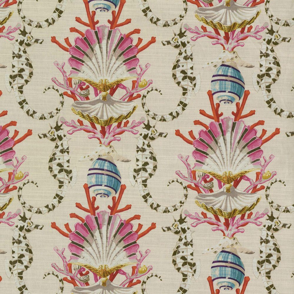 Mariner'S Song Aquarium 150060 by Harrison Howard Fabric - 100% Cotton PERU 12000 Horizontal: 6.75 and Vertical: 10.25 54 - Fabric Carolina -