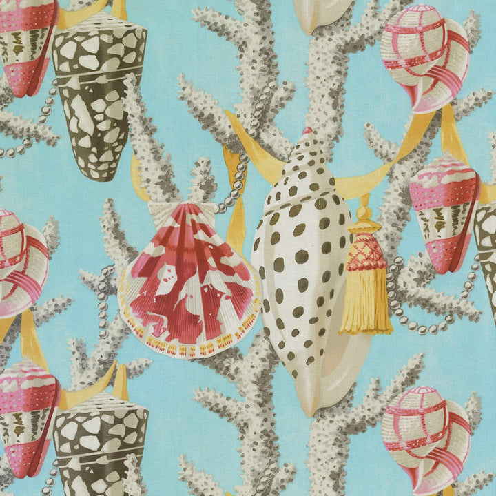 Ocean Wonders Tiffany 150070 by Harrison Howard Fabric 100% Cotton Peru 15000 Horizontal: 13.5 and Vertical: 12.6 54 - Fabric Carolina -