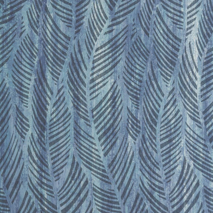 Bramble Bead Digital(Wp) # 01 Blue Dusk by 1838 Wallcoverings Designer Wallpaper Willow STRAIGHT PASTE THE WALL UNITED KINGDOM V-25' 20.5"X11YD - Swanky Fabrics -