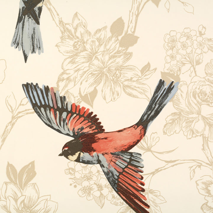 1547 64W6681 by JF Wallcovering SONGBIRD WALLCOVERINGS 100% Wallpaper United Kingdom Horizontal: and Vertical: 20.8 20.5 inches, 11 yards per roll. - Fabric Carolina -