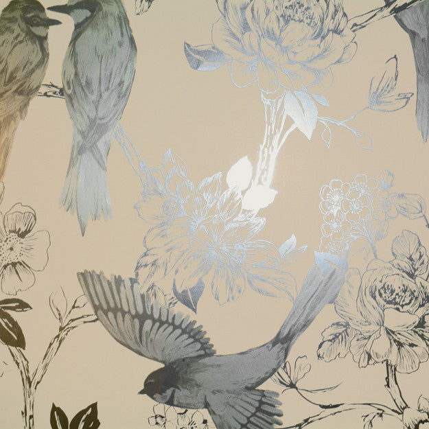 1548 94W6681 by JF Wallpaper SONGBIRD WALLCOVERINGS 100% Wallpaper UNITED KINGDOM (see sample) Horizontal: N/A and Vertical: 20.800 20.50 - Fabric Carolina -