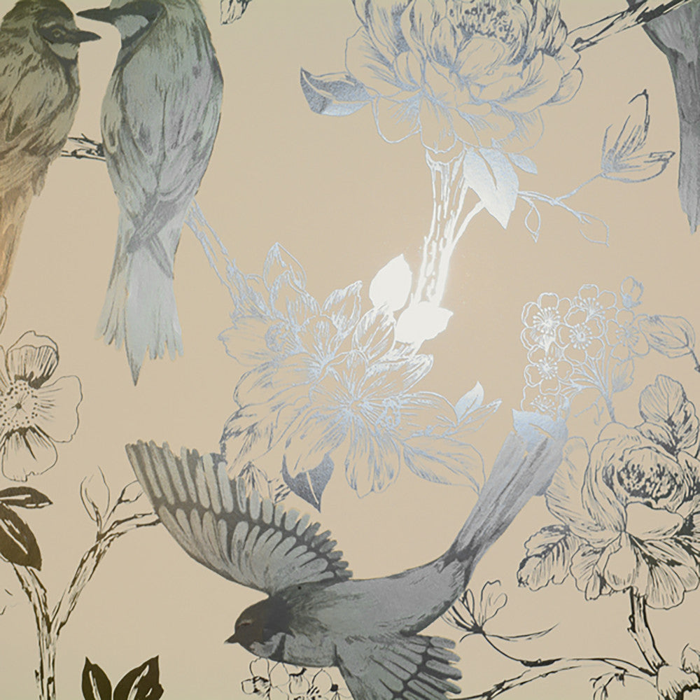 1548 94W6681 by JF Wallcovering SONGBIRD WALLCOVERINGS 100% Wallpaper United Kingdom Horizontal: 20.8 and Vertical: Y 20.5 - Fabric Carolina -