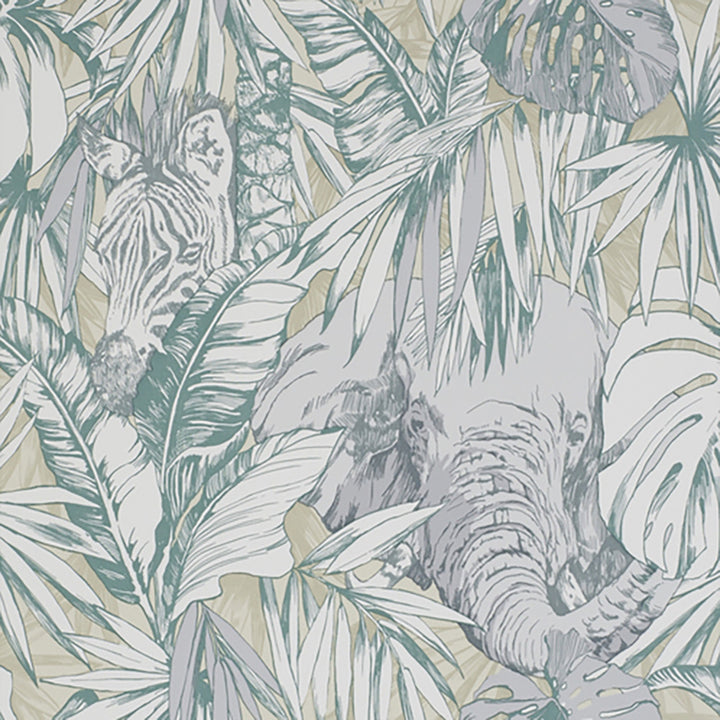 1566 76W7271 by JF Wallcovering RAINFOREST WALLCOVERINGS 100% Wallpaper United Kingdom Horizontal: and Vertical: 20.8 20.5 inches, 11 yards per roll. - Fabric Carolina -