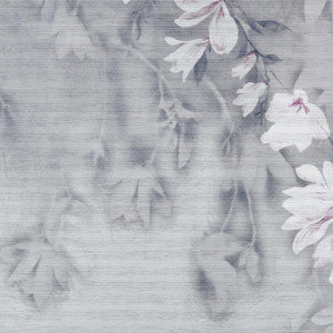 Trailing Magnolia Paperweave (Wp) # 01 Mist by 1838 Wallcoverings Wallpaper