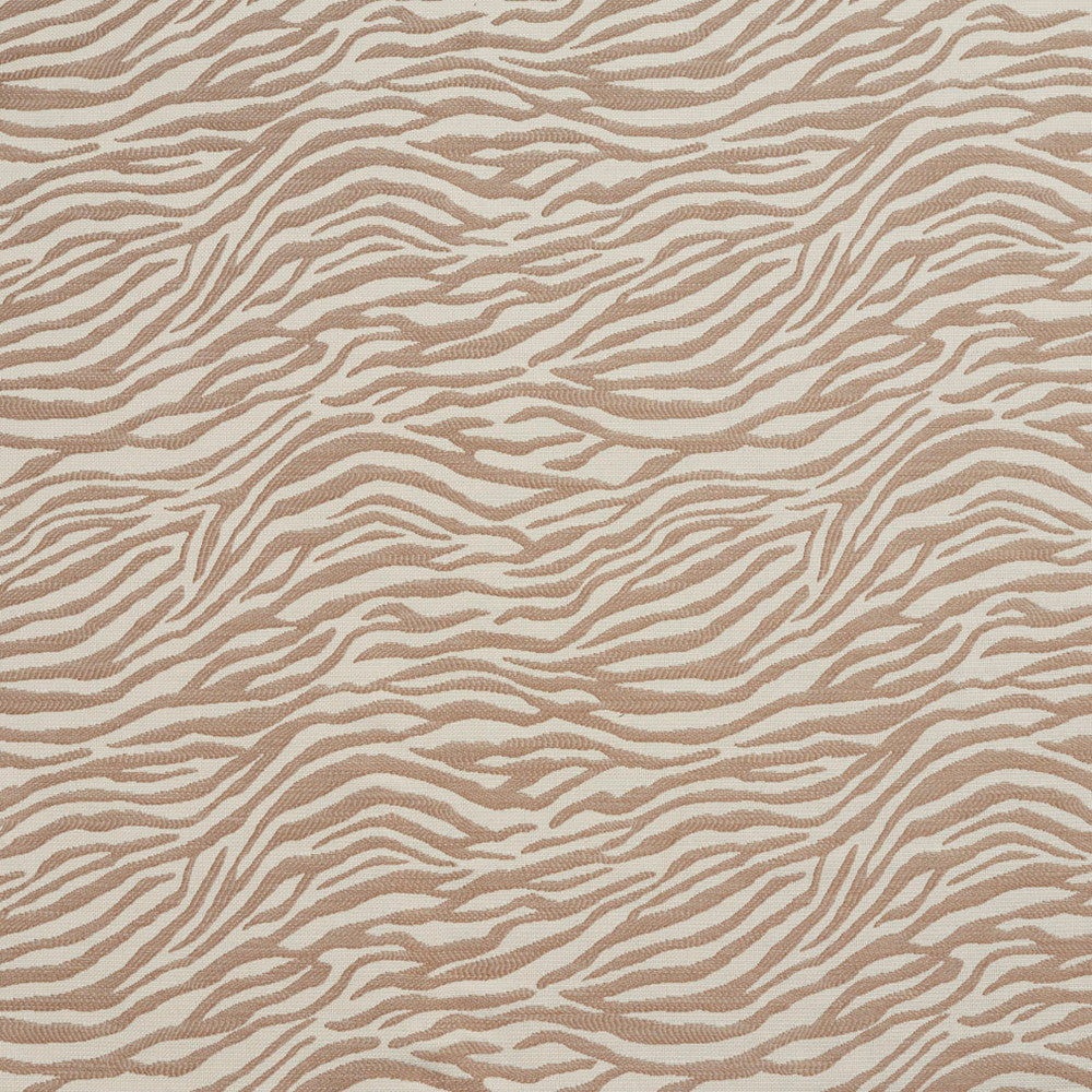 1590 Zebra/Taupe by Charlotte Fabric Ring Book Page #16A 75% Rayon, 25% Polyester Asia Exceeds 70,000 Wyzenbeek Rubs (Heavy Duty) Random 54 Inches - Fabric Carolina -