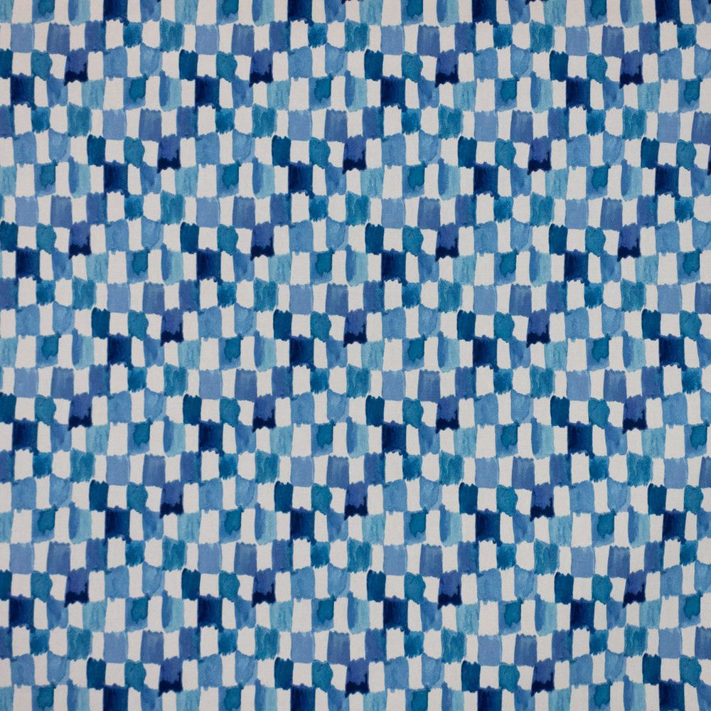 Brushstroke Check Blue Jay by RM CoCo Fabric Finishing Touches Vol 15 100% Cotton See Sample 51000 Horizontal: 6.756.5 54  - Fabric Carolina -
