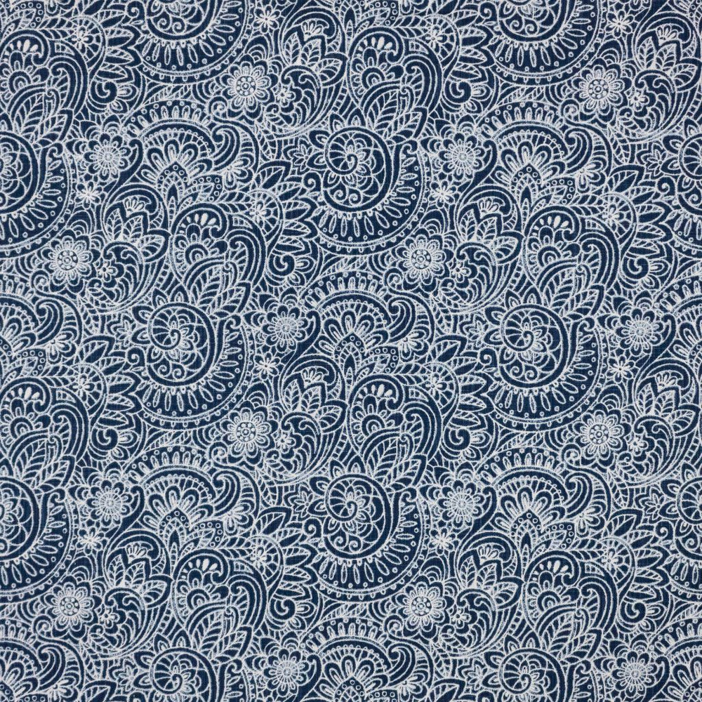Flower Power Cobalt by RM CoCo Fabric