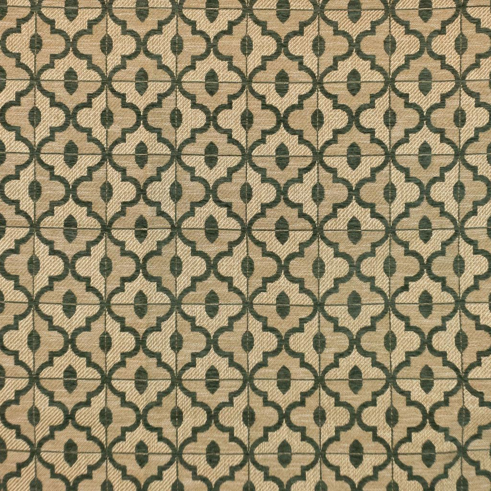 Etruscan Trellis Jade by RM CoCo Fabric Finishing Touches Vol 16 100% Polyester See Sample 35000 Horizontal: 7 and Vertical: 7.5 56 - Fabric Carolina -