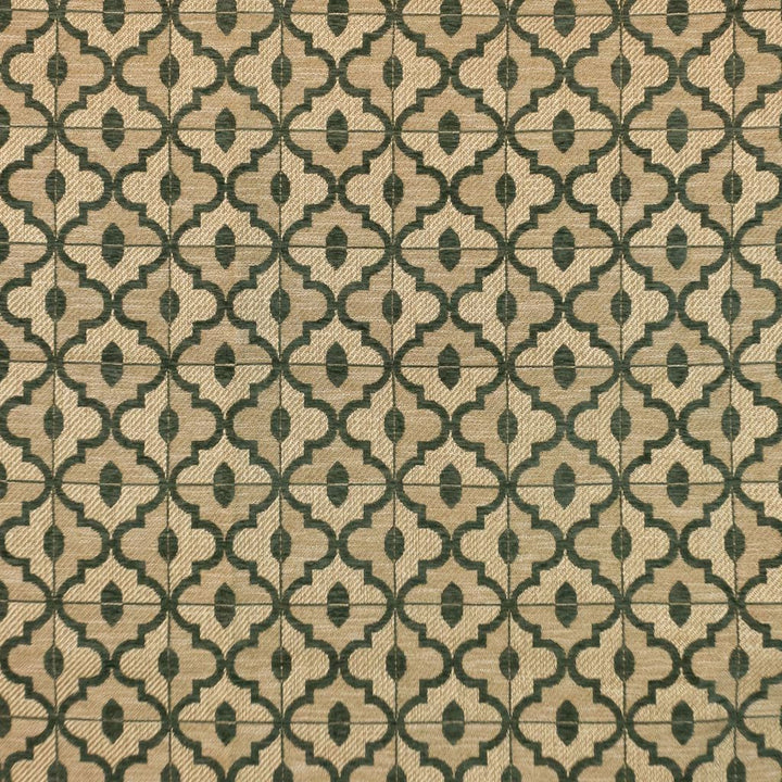 Etruscan Trellis Jade by RM CoCo Fabric Finishing Touches Vol 16 100% Polyester See Sample 35000 Horizontal: 77.5 56  - Fabric Carolina -